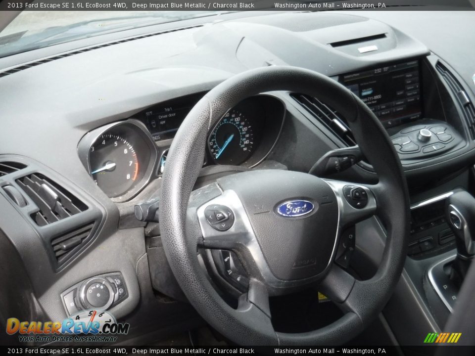 2013 Ford Escape SE 1.6L EcoBoost 4WD Deep Impact Blue Metallic / Charcoal Black Photo #6