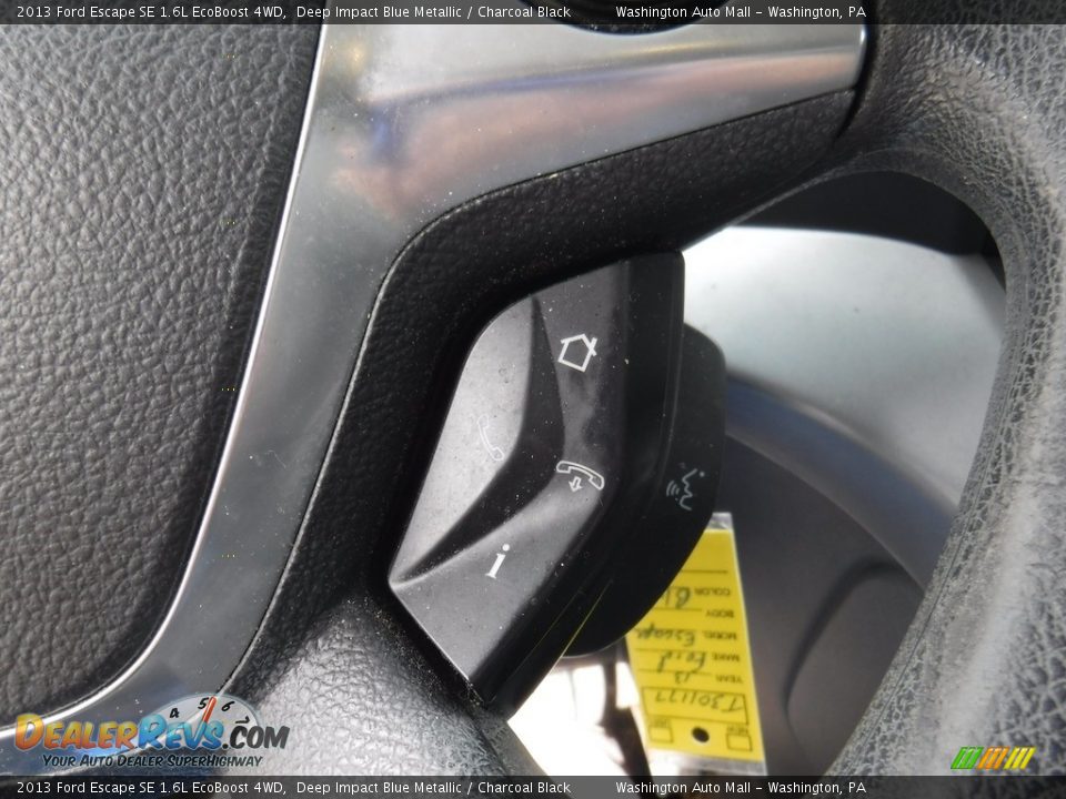 2013 Ford Escape SE 1.6L EcoBoost 4WD Deep Impact Blue Metallic / Charcoal Black Photo #7