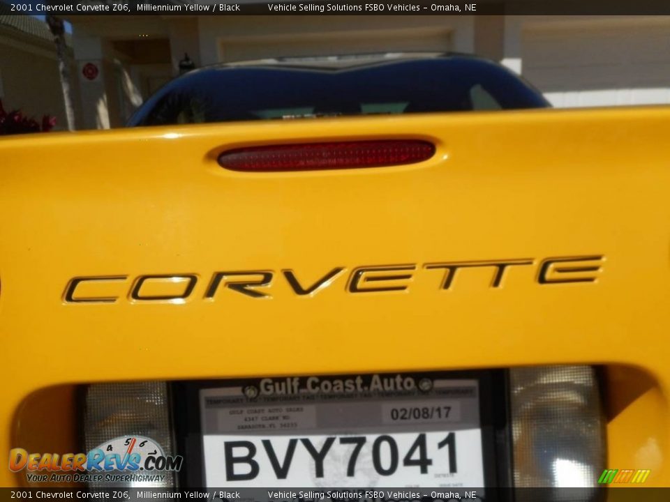 2001 Chevrolet Corvette Z06 Milliennium Yellow / Black Photo #15