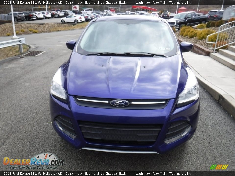 2013 Ford Escape SE 1.6L EcoBoost 4WD Deep Impact Blue Metallic / Charcoal Black Photo #9