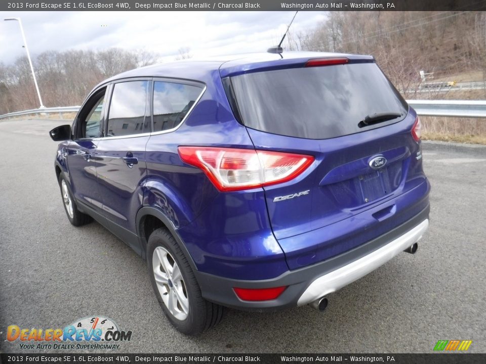 2013 Ford Escape SE 1.6L EcoBoost 4WD Deep Impact Blue Metallic / Charcoal Black Photo #13