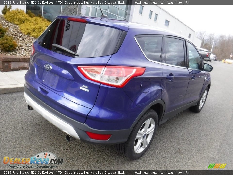 2013 Ford Escape SE 1.6L EcoBoost 4WD Deep Impact Blue Metallic / Charcoal Black Photo #16