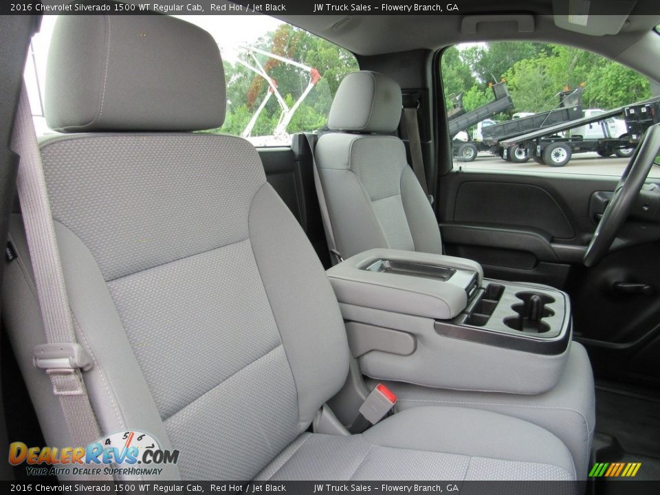 2016 Chevrolet Silverado 1500 WT Regular Cab Red Hot / Jet Black Photo #34