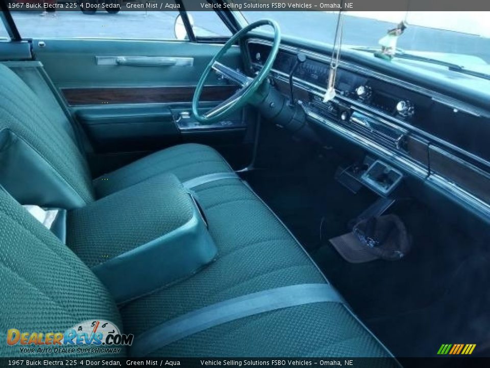 Aqua Interior - 1967 Buick Electra 225 4 Door Sedan Photo #4