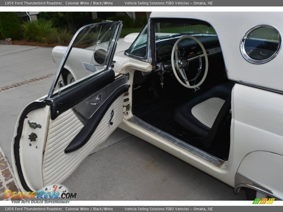 Black/White Interior - 1956 Ford Thunderbird Roadster Photo #2