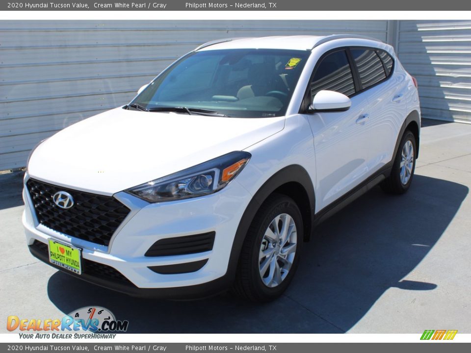2020 Hyundai Tucson Value Cream White Pearl / Gray Photo #4