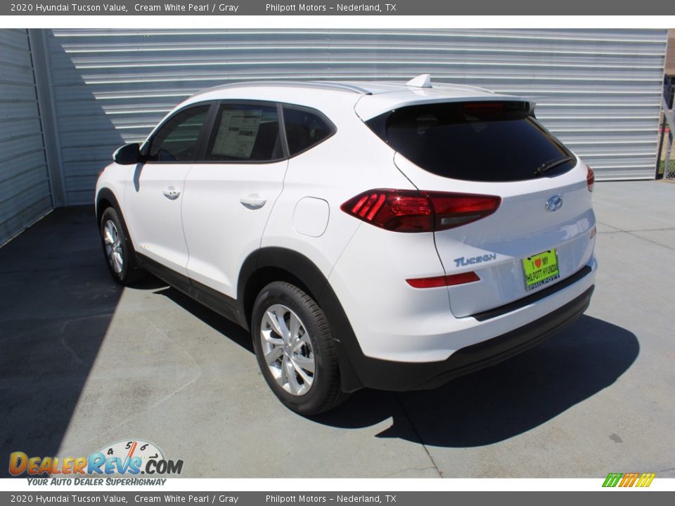 2020 Hyundai Tucson Value Cream White Pearl / Gray Photo #6