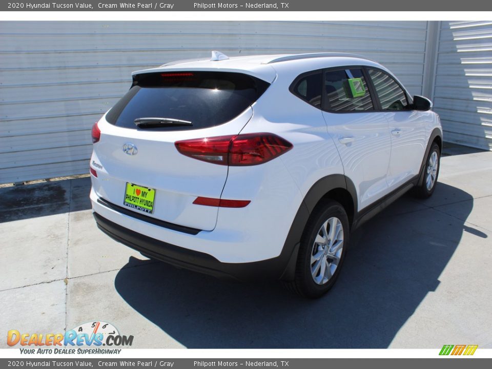 2020 Hyundai Tucson Value Cream White Pearl / Gray Photo #8
