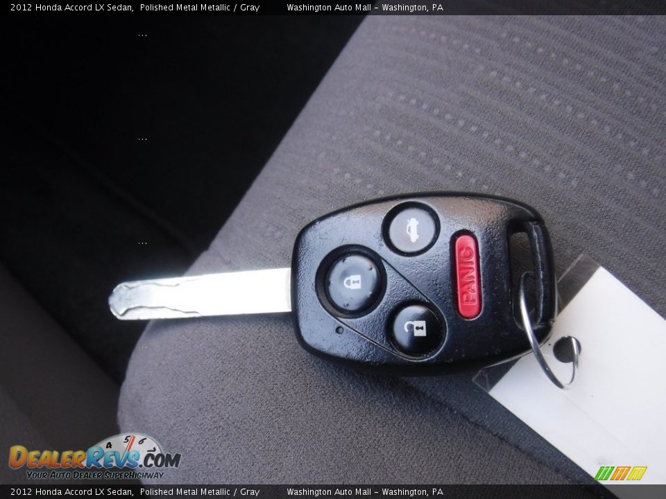 2012 Honda Accord LX Sedan Polished Metal Metallic / Gray Photo #23
