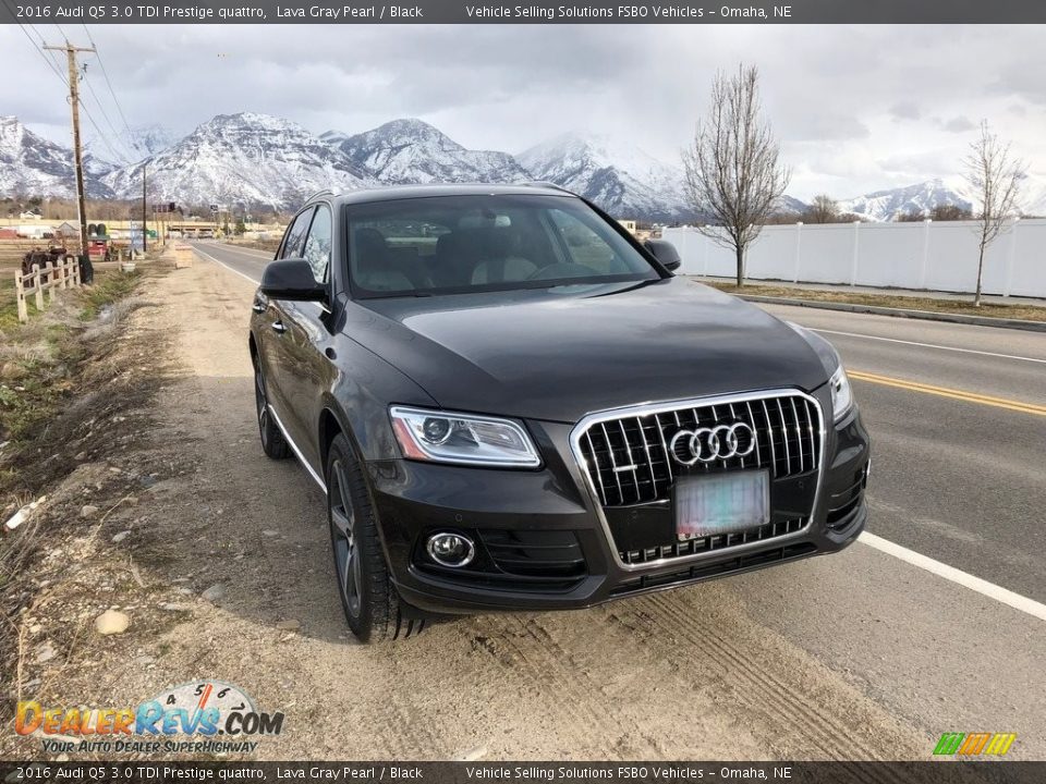 2016 Audi Q5 3.0 TDI Prestige quattro Lava Gray Pearl / Black Photo #33