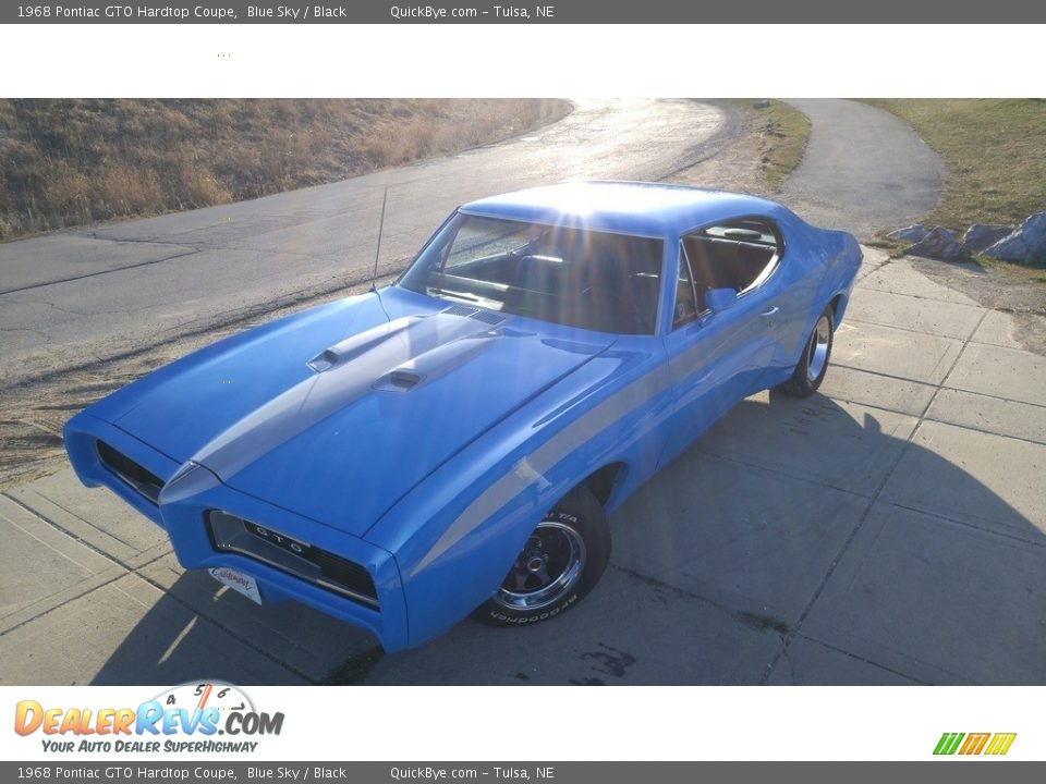 Blue Sky 1968 Pontiac GTO Hardtop Coupe Photo #1