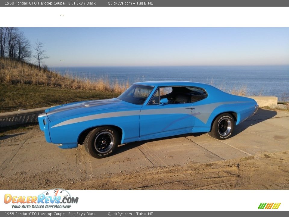 Blue Sky 1968 Pontiac GTO Hardtop Coupe Photo #3