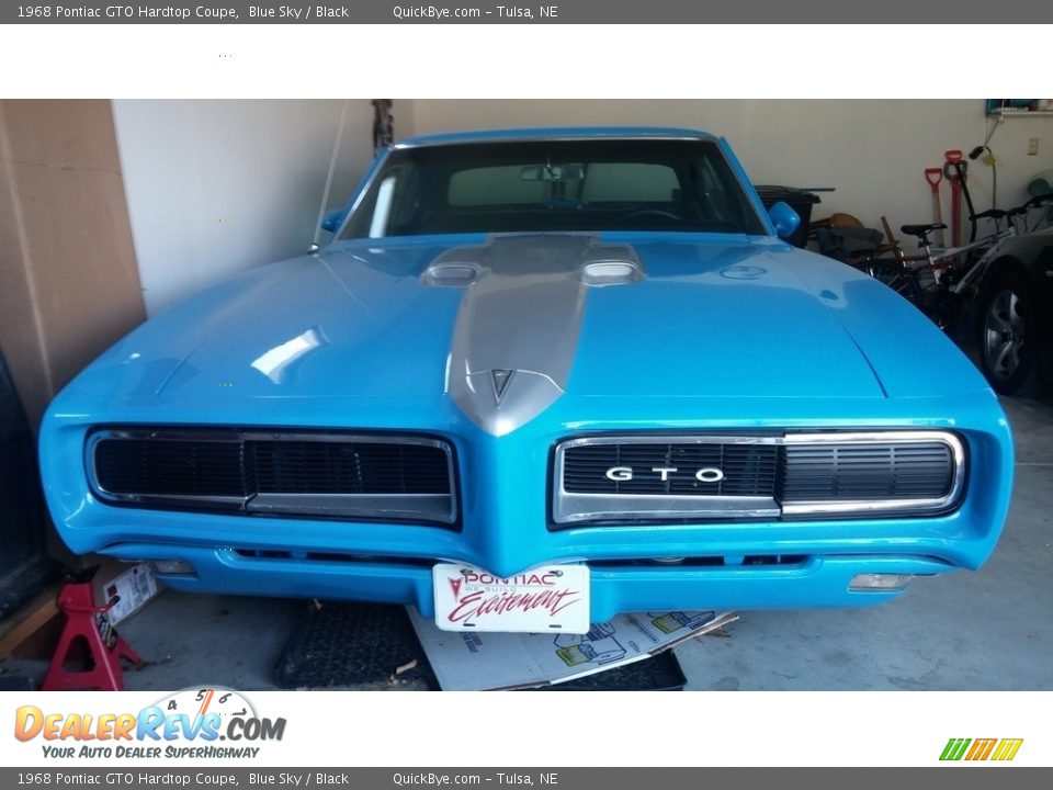 Blue Sky 1968 Pontiac GTO Hardtop Coupe Photo #4