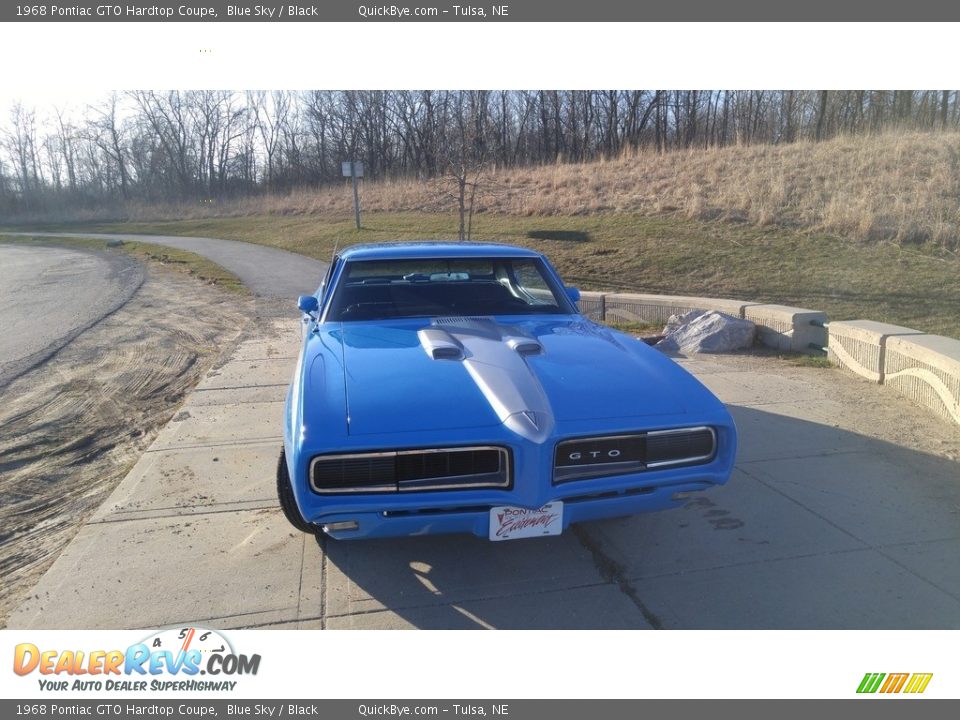 1968 Pontiac GTO Hardtop Coupe Blue Sky / Black Photo #5
