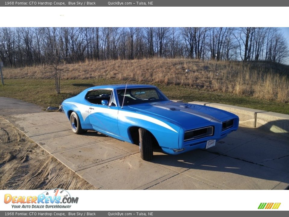 Blue Sky 1968 Pontiac GTO Hardtop Coupe Photo #6