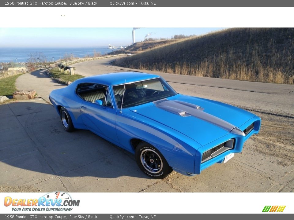 Blue Sky 1968 Pontiac GTO Hardtop Coupe Photo #7