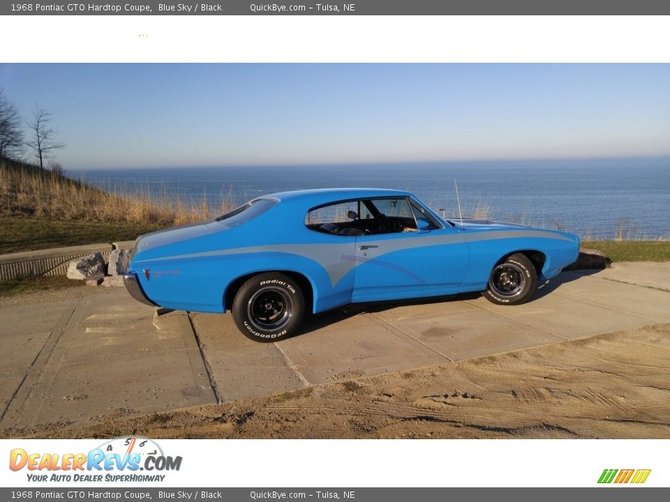 Blue Sky 1968 Pontiac GTO Hardtop Coupe Photo #10