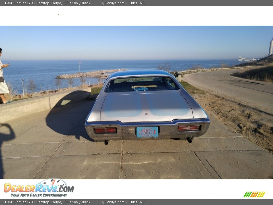 1968 Pontiac GTO Hardtop Coupe Blue Sky / Black Photo #11