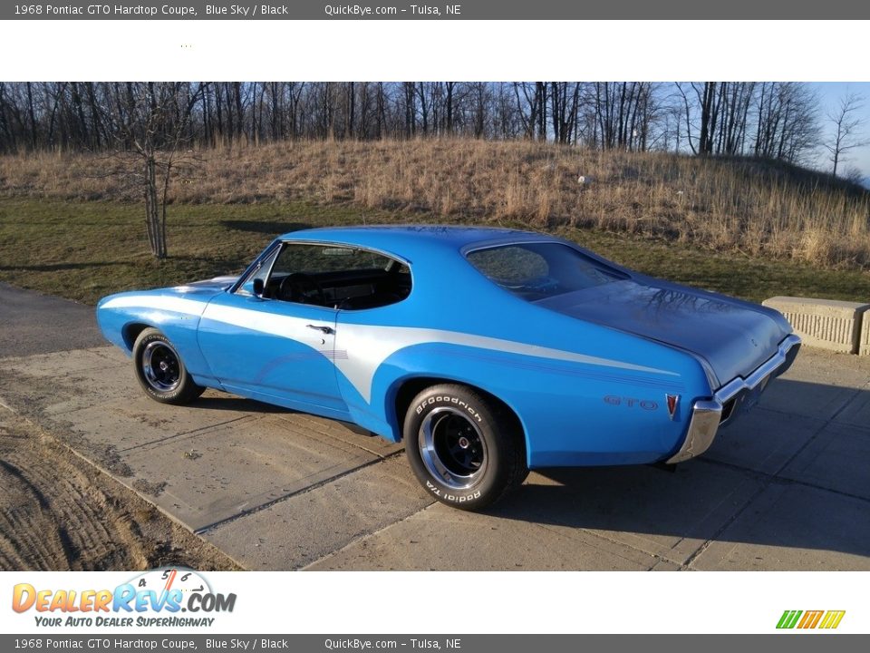 Blue Sky 1968 Pontiac GTO Hardtop Coupe Photo #14