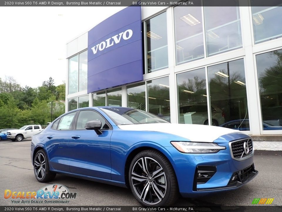 Front 3/4 View of 2020 Volvo S60 T6 AWD R Design Photo #1