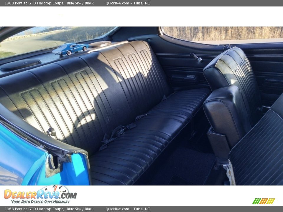 Rear Seat of 1968 Pontiac GTO Hardtop Coupe Photo #23