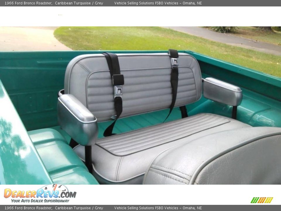 Rear Seat of 1966 Ford Bronco Roadster Photo #7