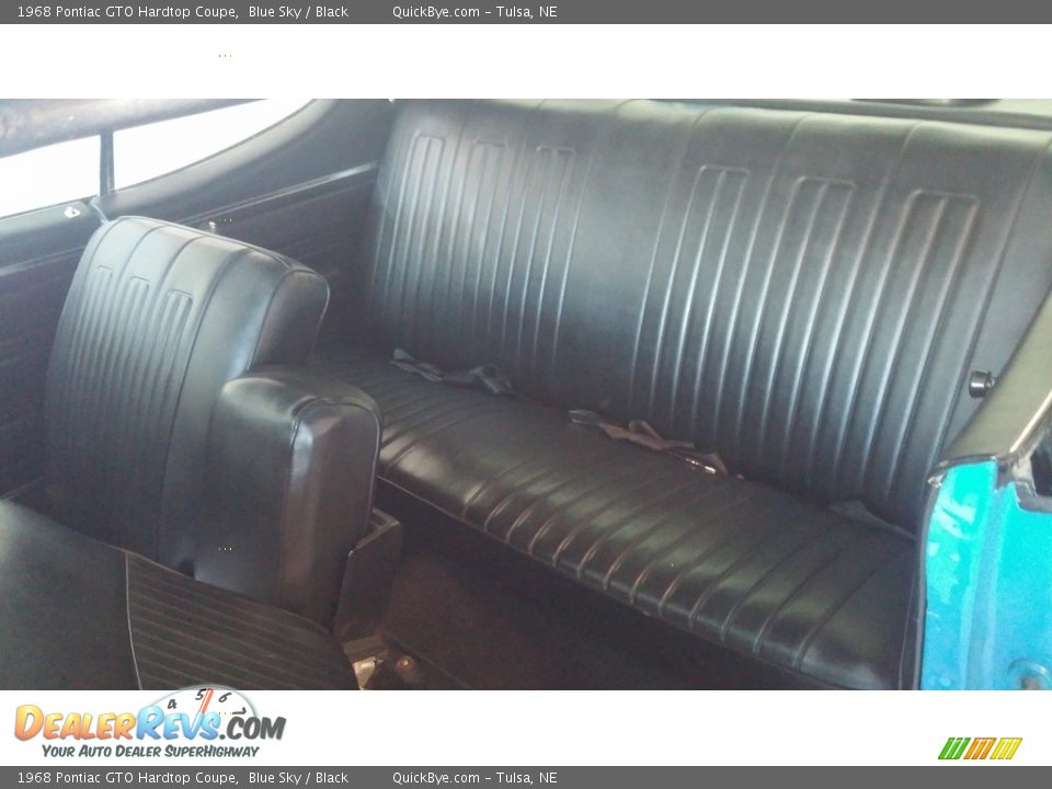 Rear Seat of 1968 Pontiac GTO Hardtop Coupe Photo #25