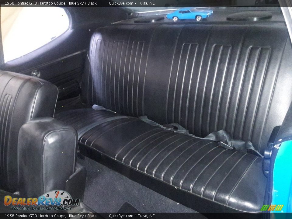 Rear Seat of 1968 Pontiac GTO Hardtop Coupe Photo #26