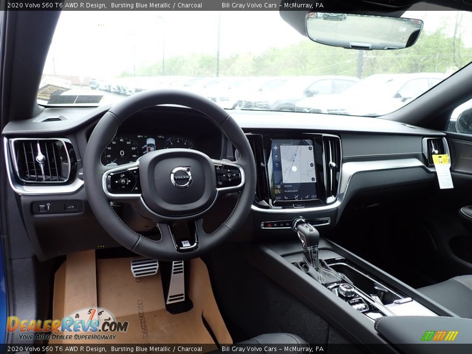 Charcoal Interior - 2020 Volvo S60 T6 AWD R Design Photo #9