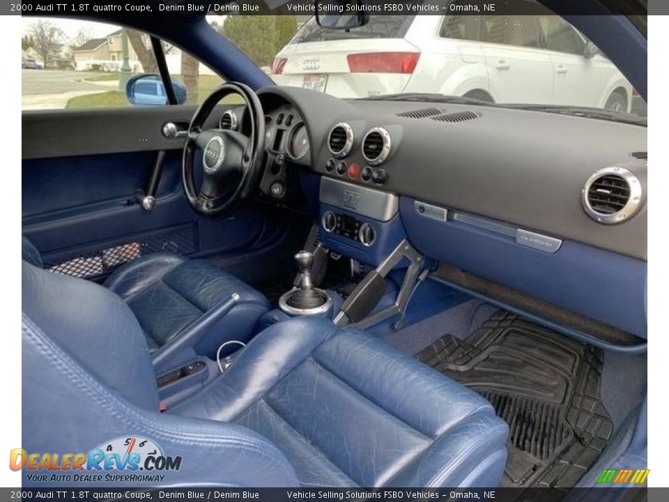 Denim Blue Interior - 2000 Audi TT 1.8T quattro Coupe Photo #4