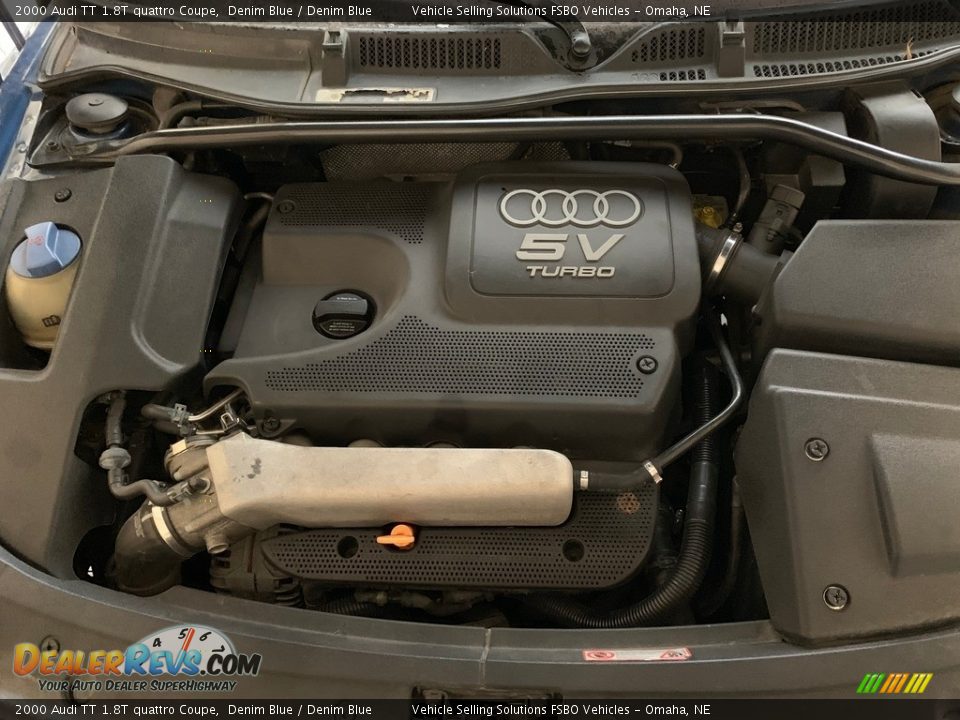 2000 Audi TT 1.8T quattro Coupe 1.8 Liter Turbocharged DOHC 20-Valve 4 Cylinder Engine Photo #5