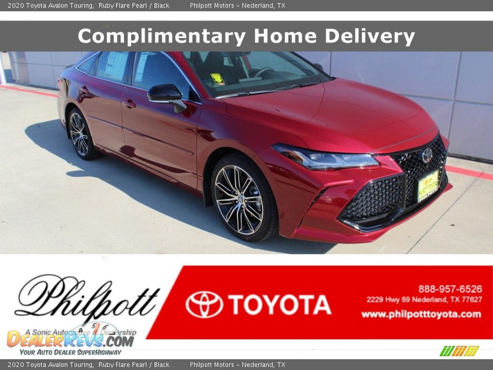 2020 Toyota Avalon Touring Ruby Flare Pearl / Black Photo #1