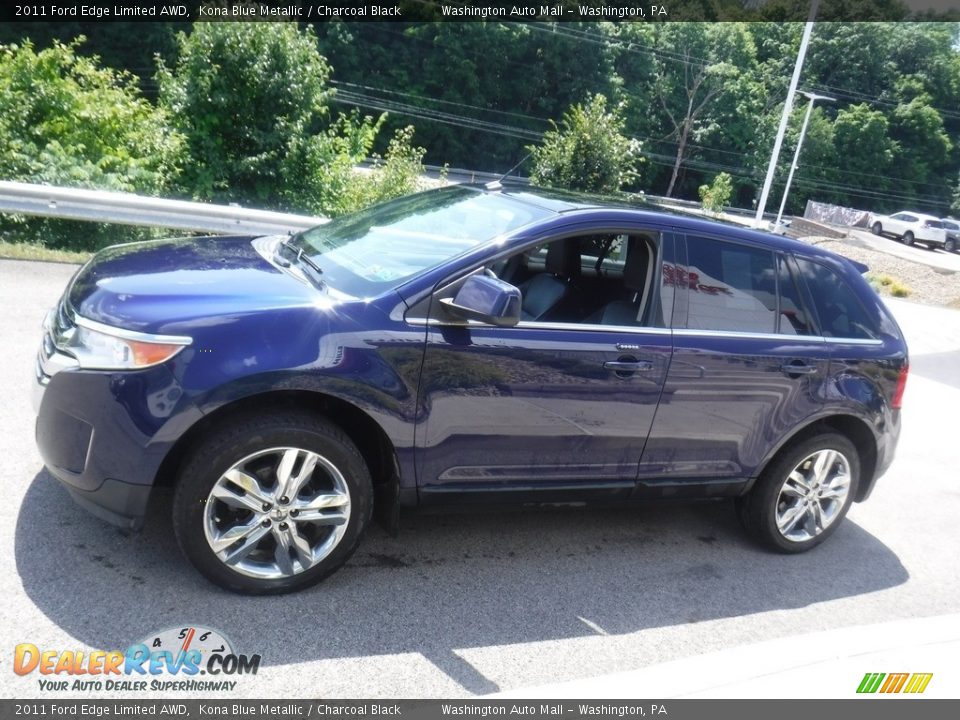 2011 Ford Edge Limited AWD Kona Blue Metallic / Charcoal Black Photo #7