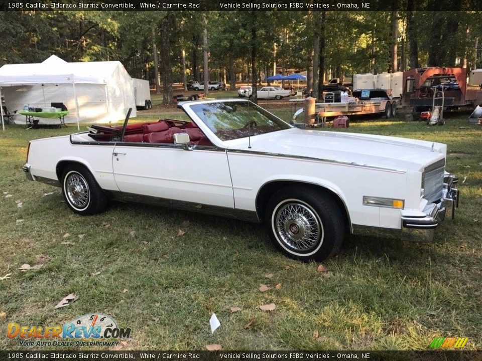 White 1985 Cadillac Eldorado Biarritz Convertible Photo #1