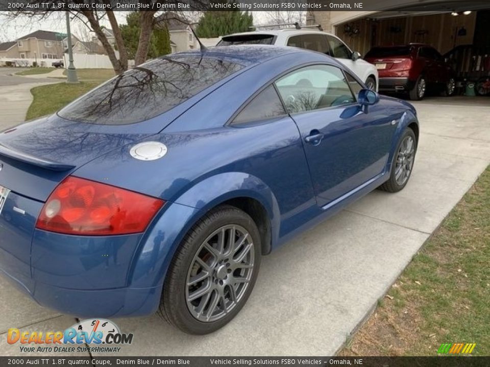 2000 Audi TT 1.8T quattro Coupe Denim Blue / Denim Blue Photo #11