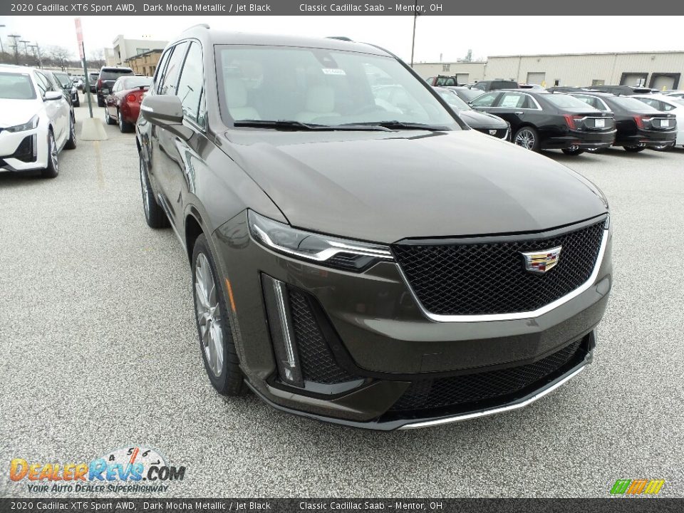 2020 Cadillac XT6 Sport AWD Dark Mocha Metallic / Jet Black Photo #1