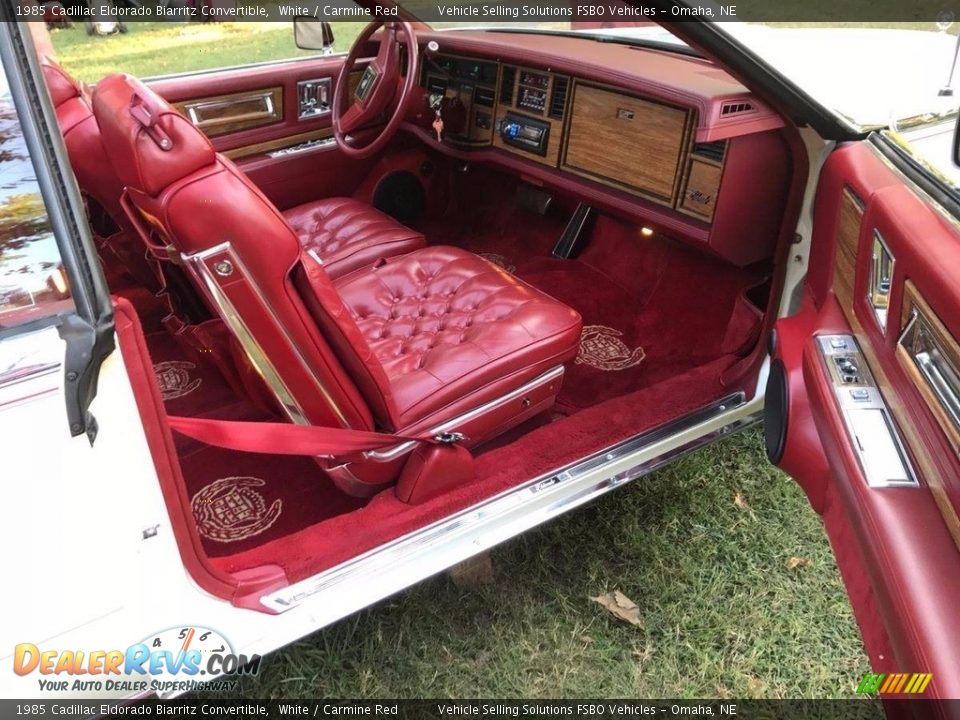 Front Seat of 1985 Cadillac Eldorado Biarritz Convertible Photo #4