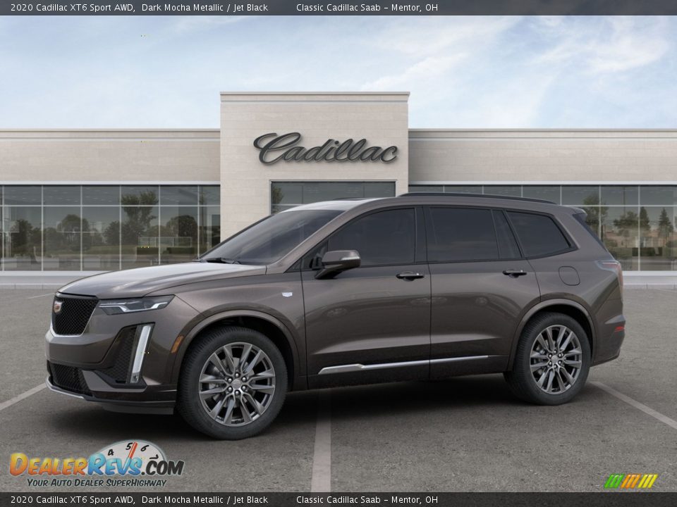 2020 Cadillac XT6 Sport AWD Dark Mocha Metallic / Jet Black Photo #4