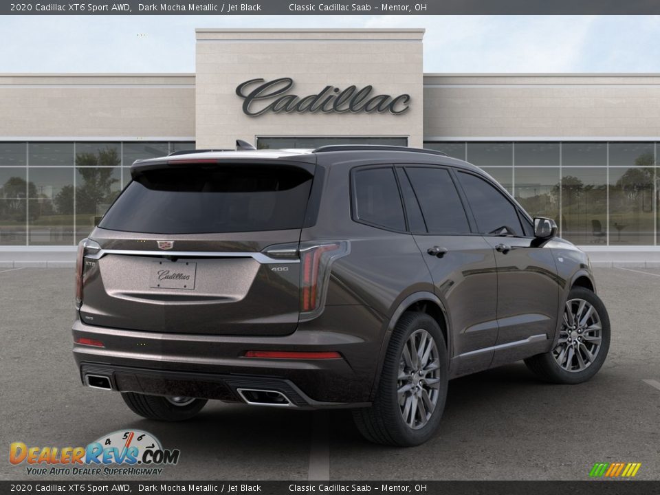 2020 Cadillac XT6 Sport AWD Dark Mocha Metallic / Jet Black Photo #6