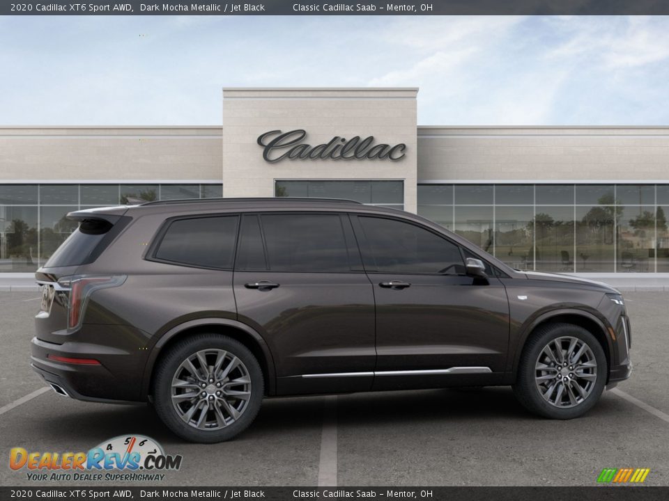 2020 Cadillac XT6 Sport AWD Dark Mocha Metallic / Jet Black Photo #7