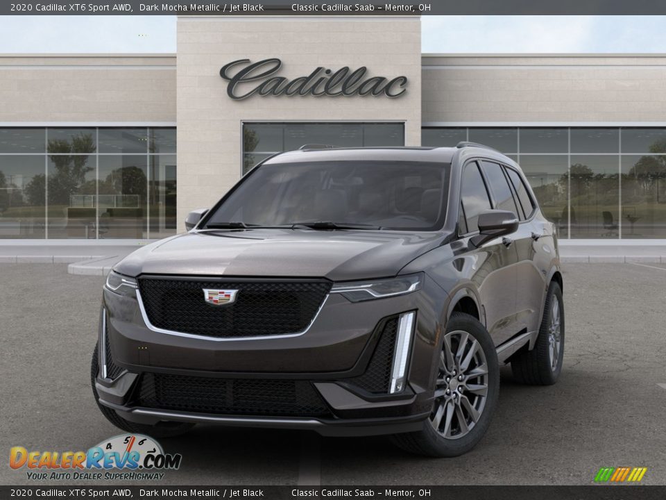 2020 Cadillac XT6 Sport AWD Dark Mocha Metallic / Jet Black Photo #8