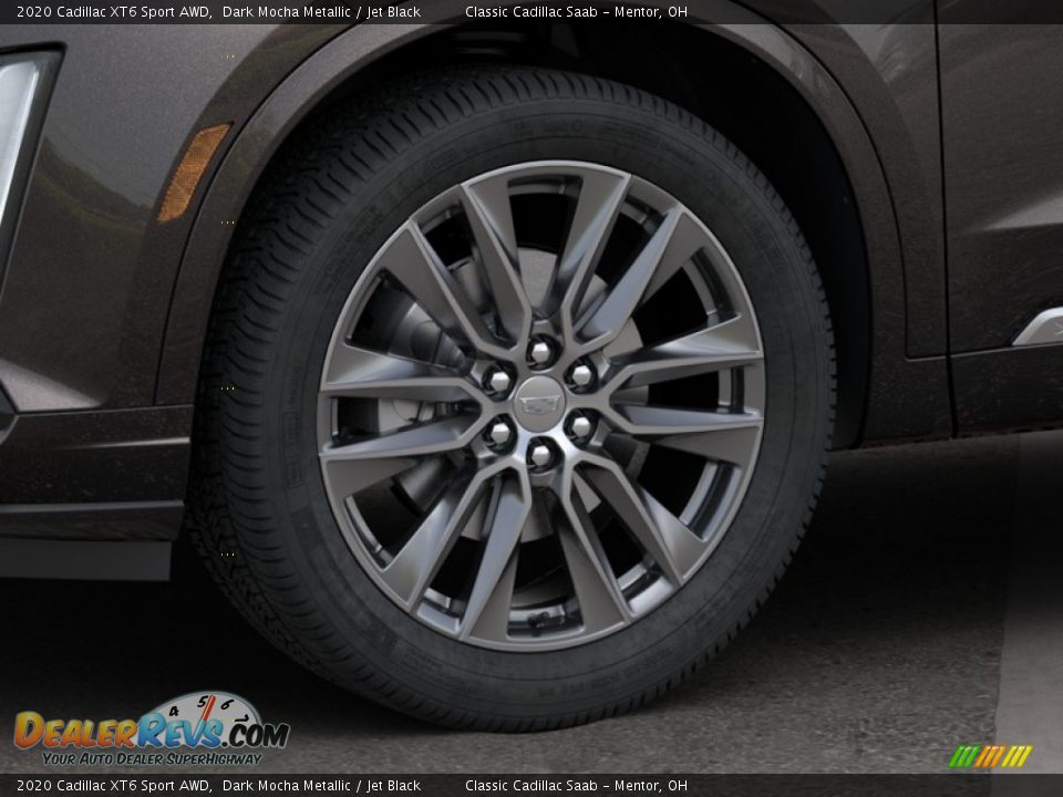 2020 Cadillac XT6 Sport AWD Dark Mocha Metallic / Jet Black Photo #9