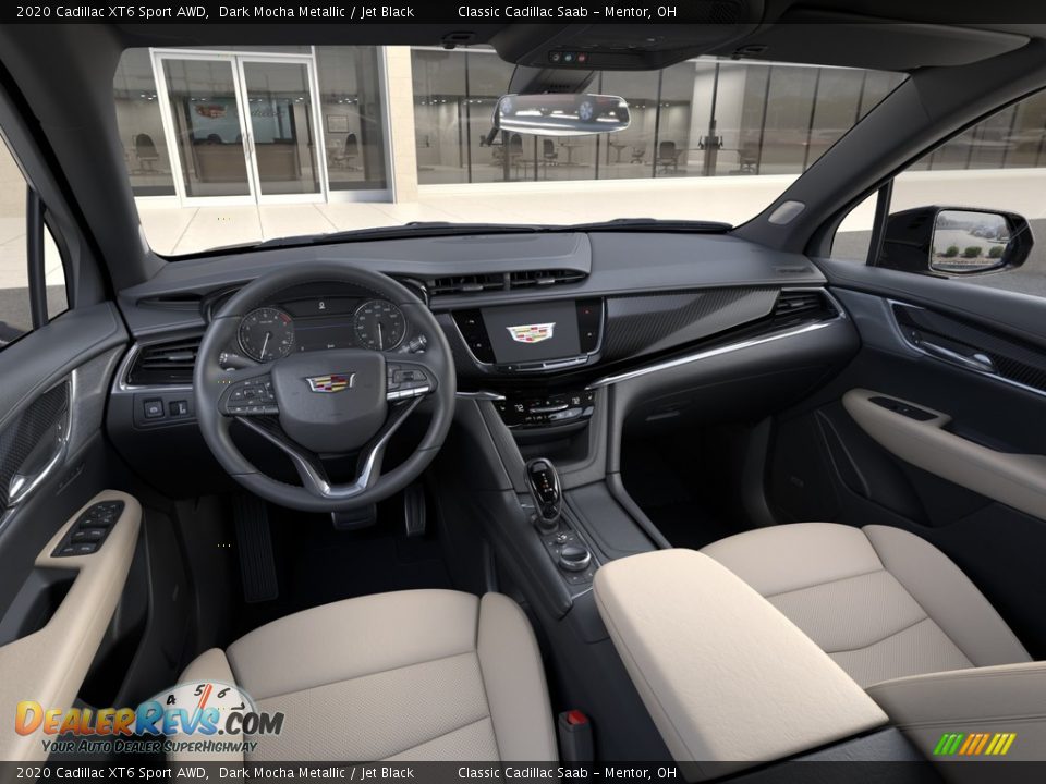 2020 Cadillac XT6 Sport AWD Dark Mocha Metallic / Jet Black Photo #12