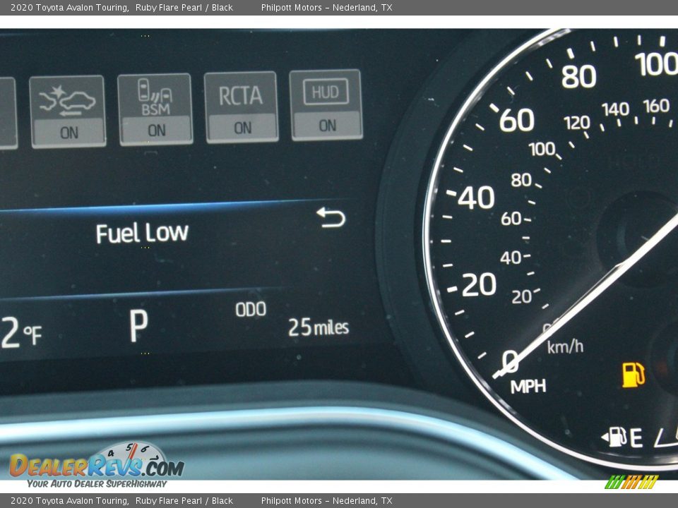 2020 Toyota Avalon Touring Ruby Flare Pearl / Black Photo #15