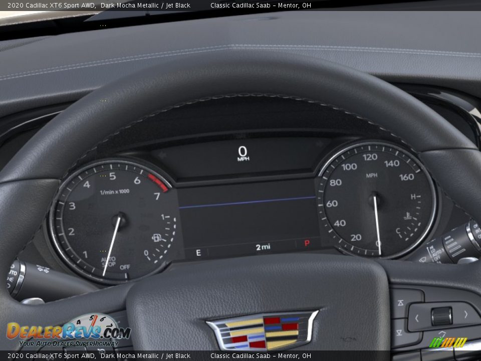 2020 Cadillac XT6 Sport AWD Dark Mocha Metallic / Jet Black Photo #14