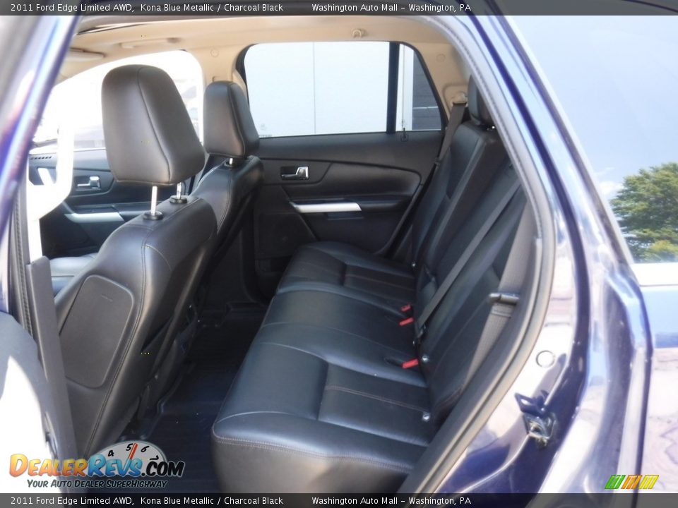 2011 Ford Edge Limited AWD Kona Blue Metallic / Charcoal Black Photo #24