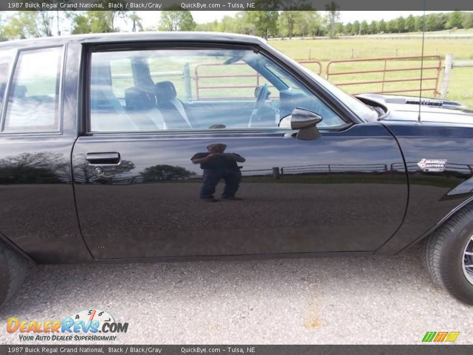 1987 Buick Regal Grand National Black / Black/Gray Photo #22
