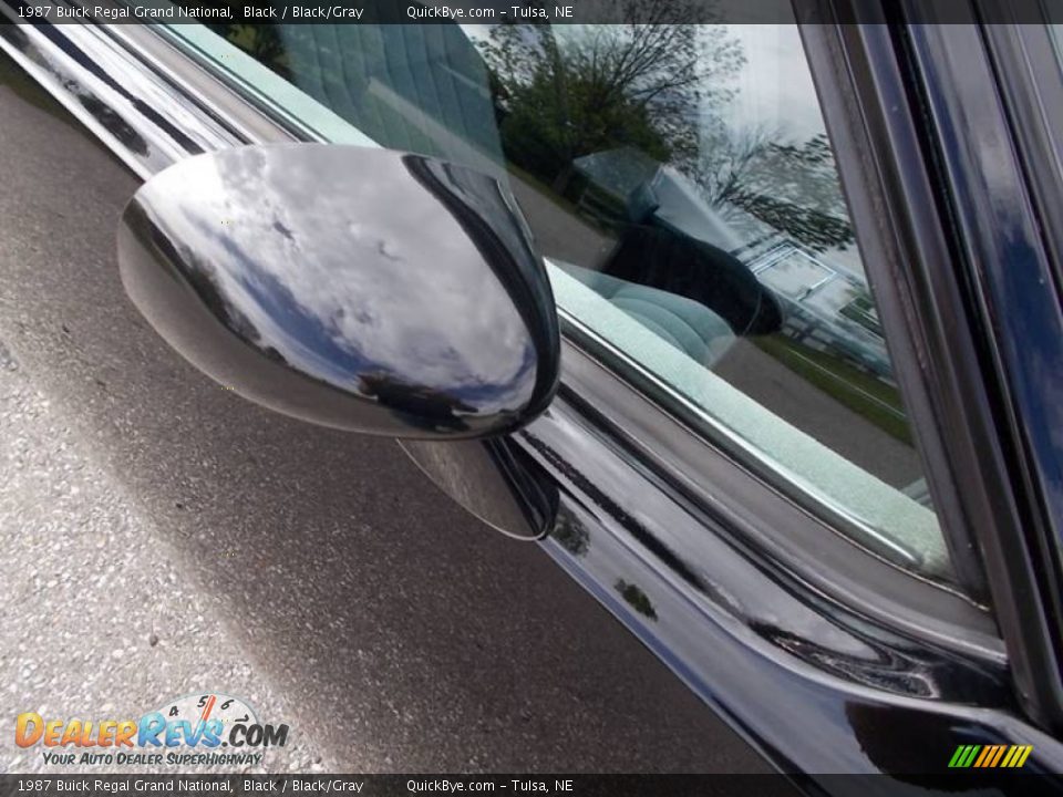 1987 Buick Regal Grand National Black / Black/Gray Photo #28