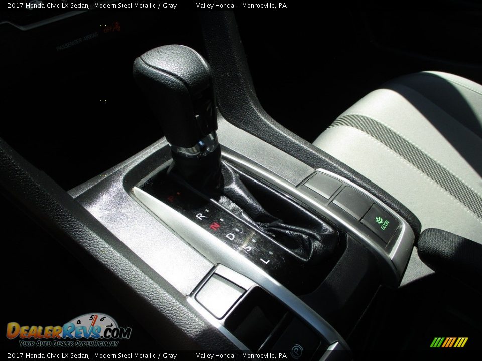 2017 Honda Civic LX Sedan Modern Steel Metallic / Gray Photo #14