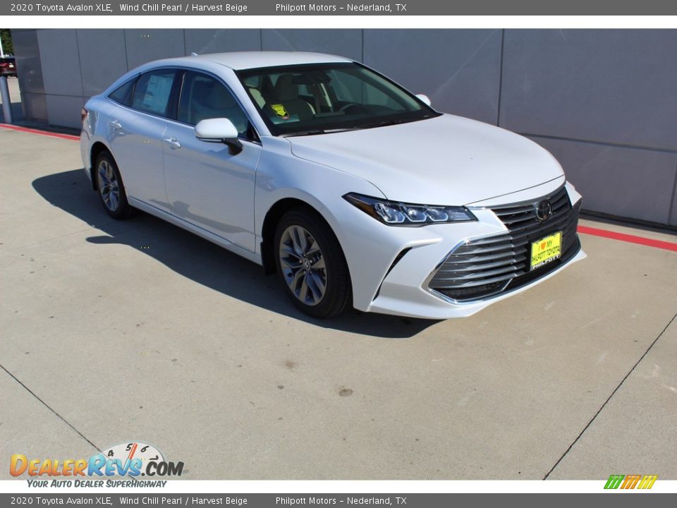 2020 Toyota Avalon XLE Wind Chill Pearl / Harvest Beige Photo #2